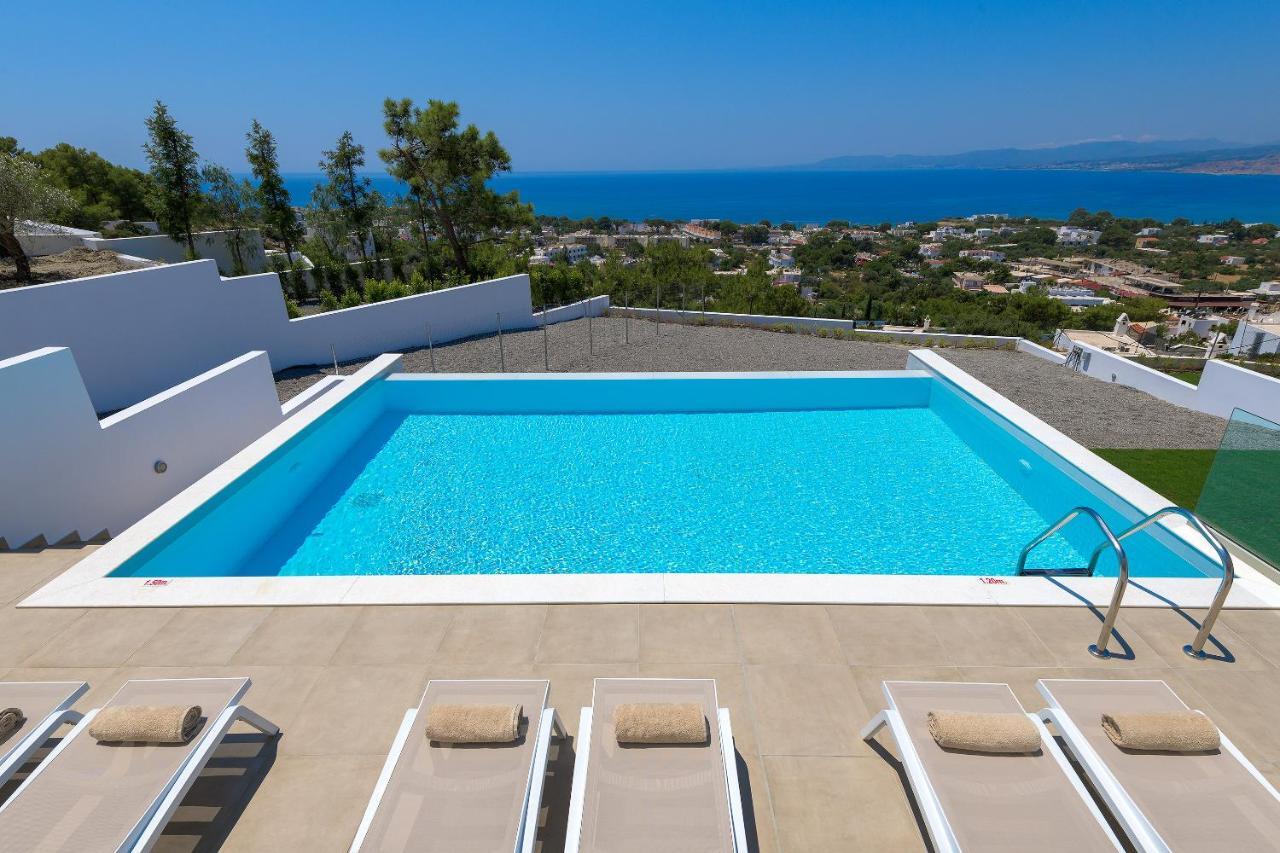 Villa Dione In Pefkos, Lindos Area Exterior foto